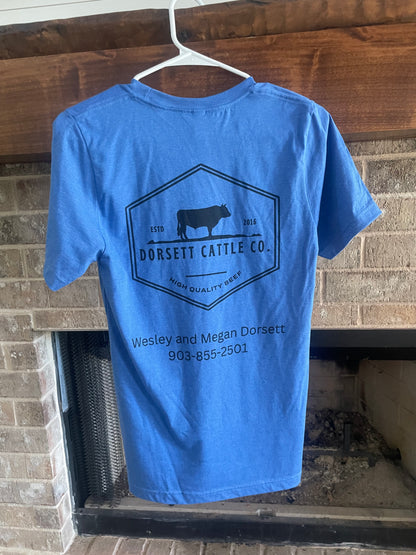 Dorsett Cattle Company T-shirt-Adult