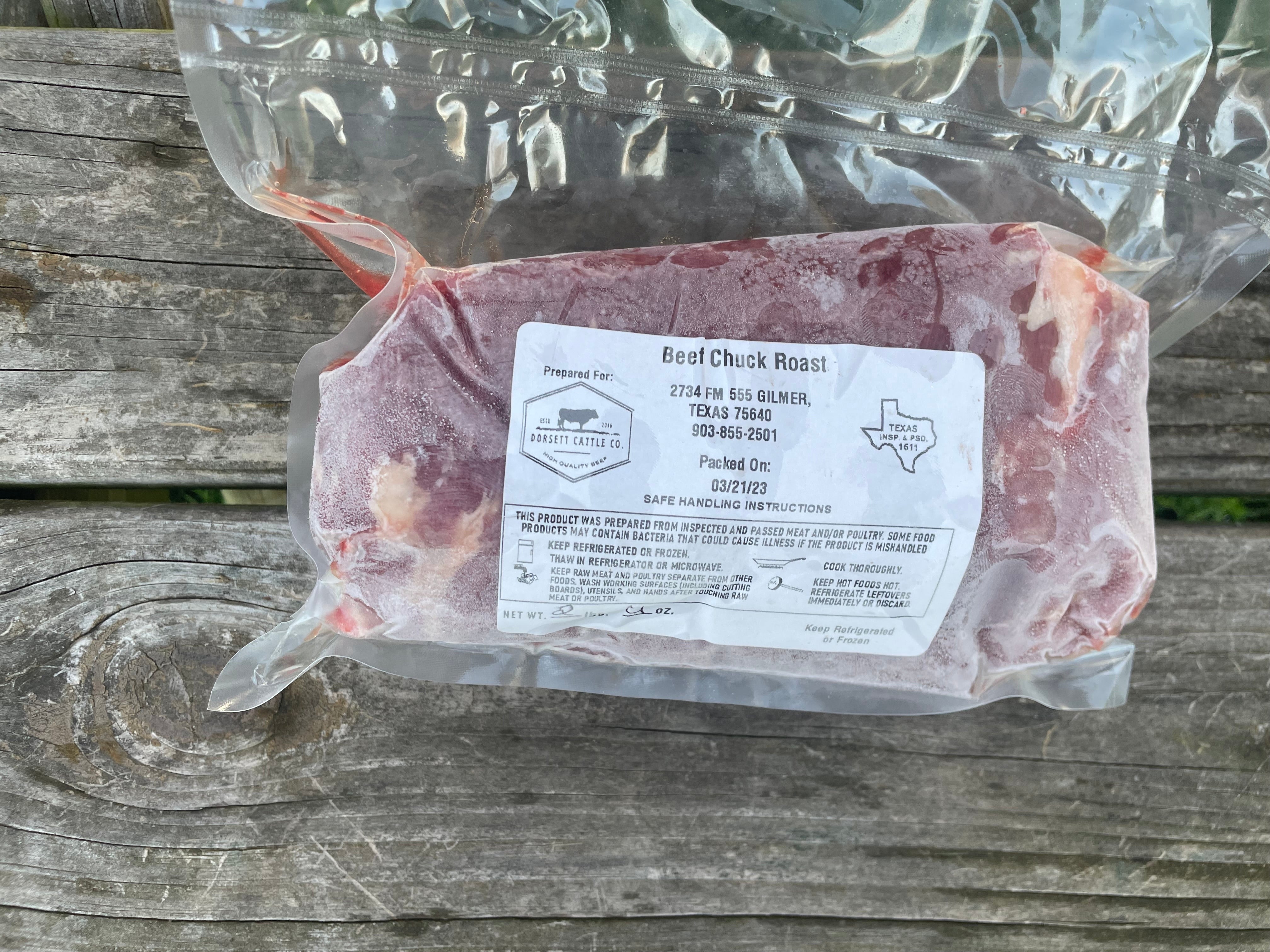 Beef Chuck Roast – Dorsett Cattle Company